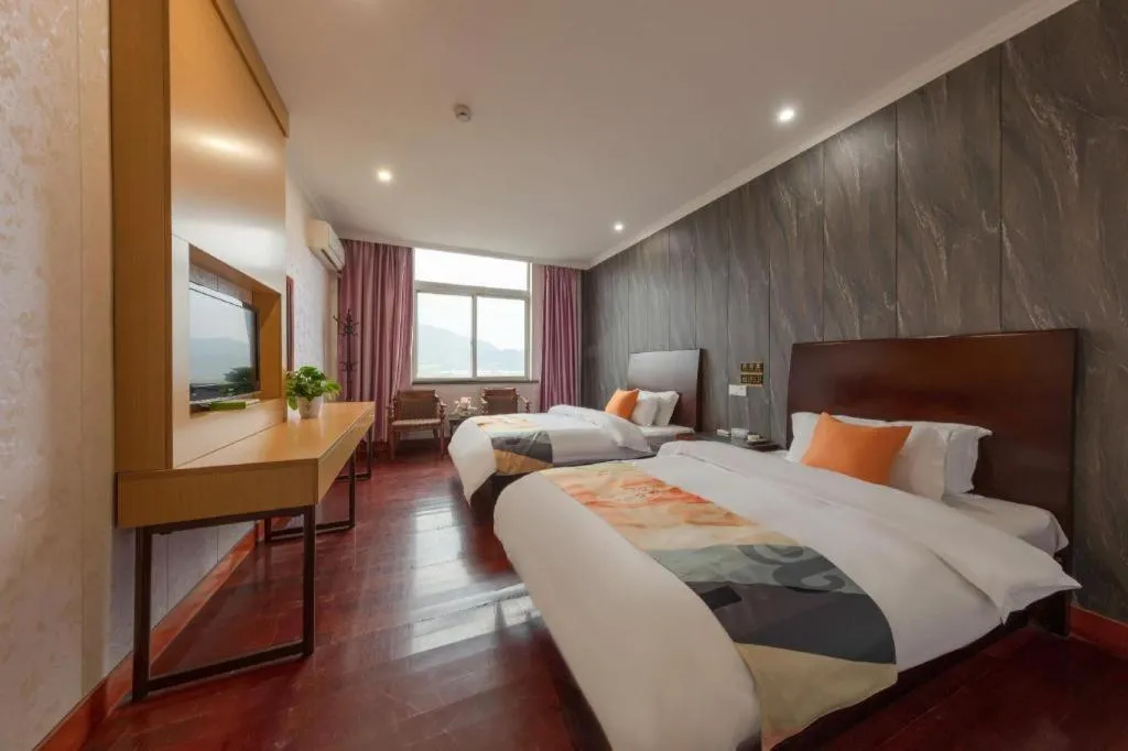 Bed in Shell Hotel Zhejiang Cixi Longshan Town