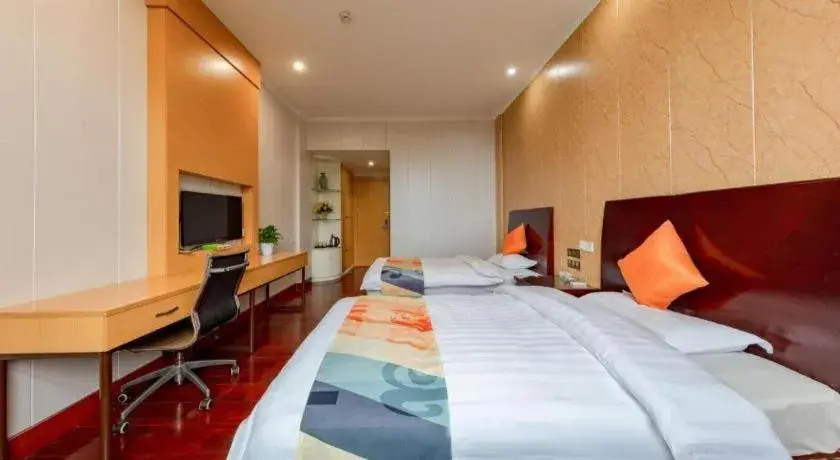 Bed in Shell Hotel Zhejiang Cixi Longshan Town Bed in Shell Hotel Zhejiang Cixi Longshan Town