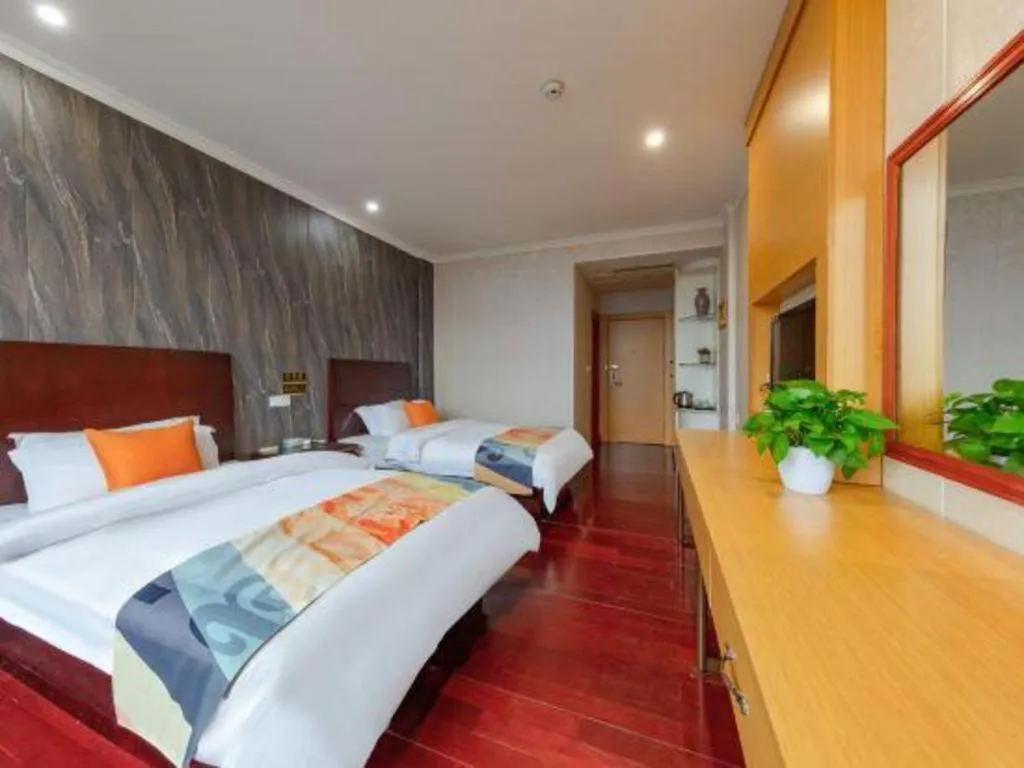 Bed in Shell Hotel Zhejiang Cixi Longshan Town