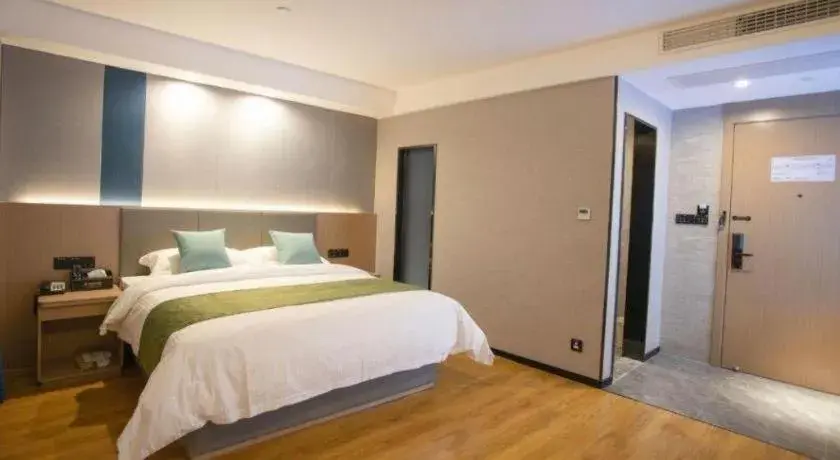 Bed in GreenTree Inn Express Jiangsu Suqian School Yingmadi Road Bed in GreenTree Inn Express Jiangsu Suqian School Yingmadi Road