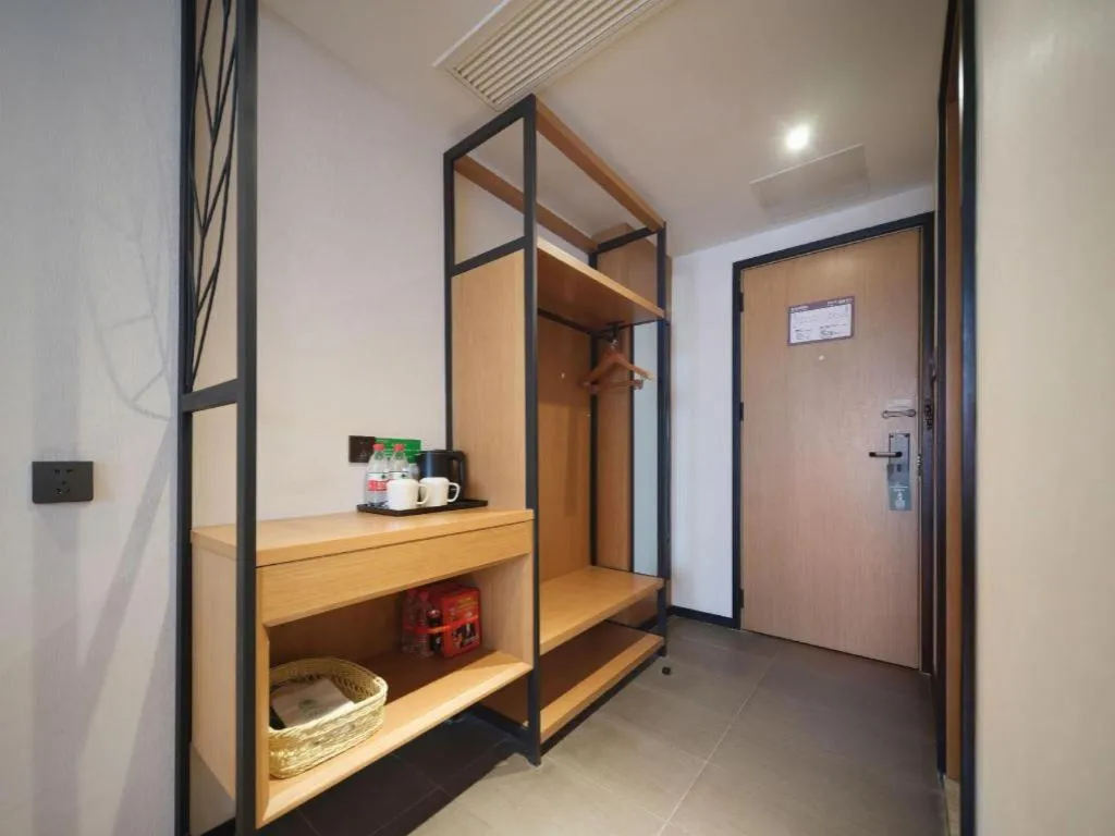 Bed in GreenTree Inn Luoyang Railway Station Wangfujing Wangcheng Park