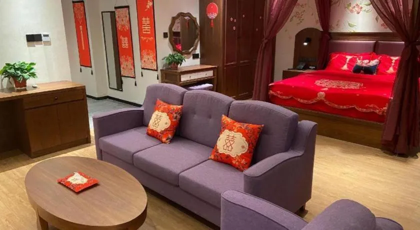 Bed in GreenTree Inn Luoyang Railway Station Wangfujing Wangcheng Park