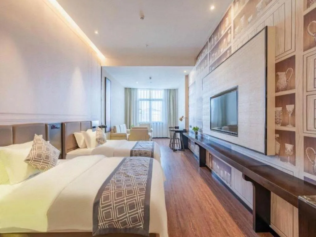 Bed in GEM Hotel Anqing Wangjiang County Economic Development Zone Fengqi Road