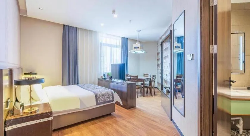 Bed in GEM Hotel Anqing Wangjiang County Economic Development Zone Fengqi Road