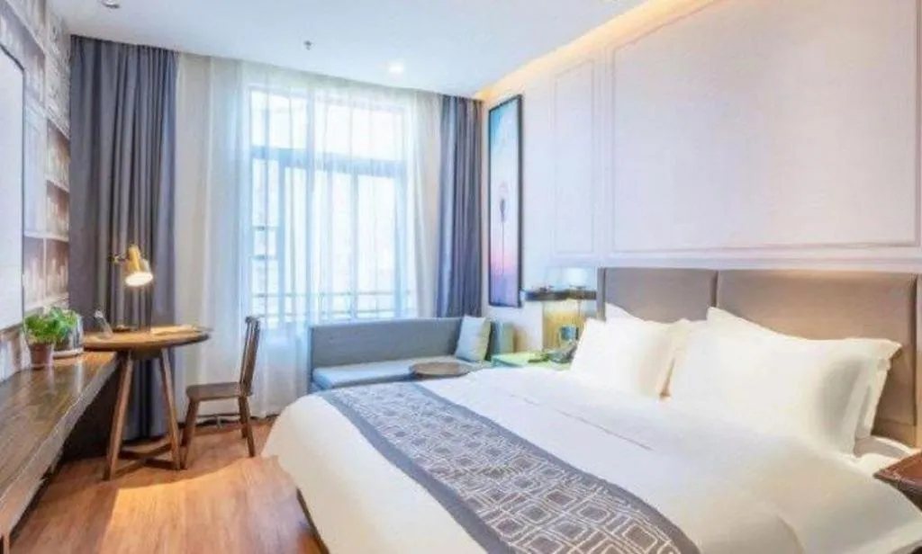 Bed in GEM Hotel Anqing Wangjiang County Economic Development Zone Fengqi Road