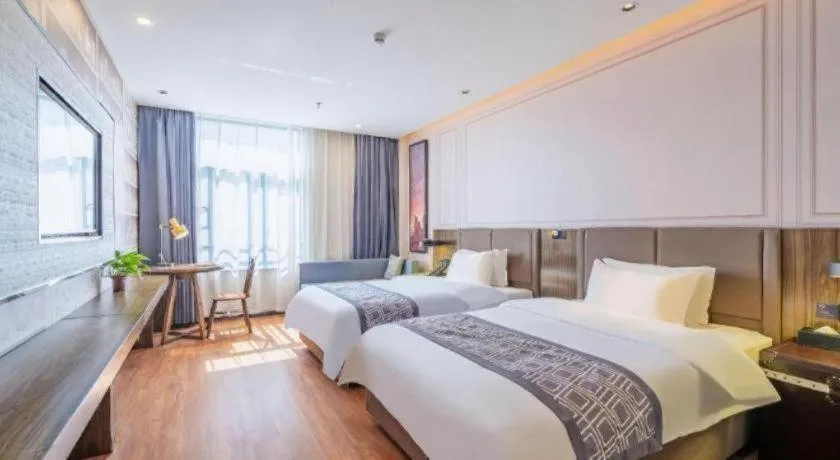 Bed in GEM Hotel Anqing Wangjiang County Economic Development Zone Fengqi Road