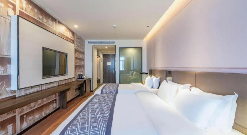 Bed in GEM Hotel Anqing Wangjiang County Economic Development Zone Fengqi Road
