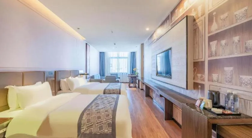 Bed in GEM Hotel Anqing Wangjiang County Economic Development Zone Fengqi Road