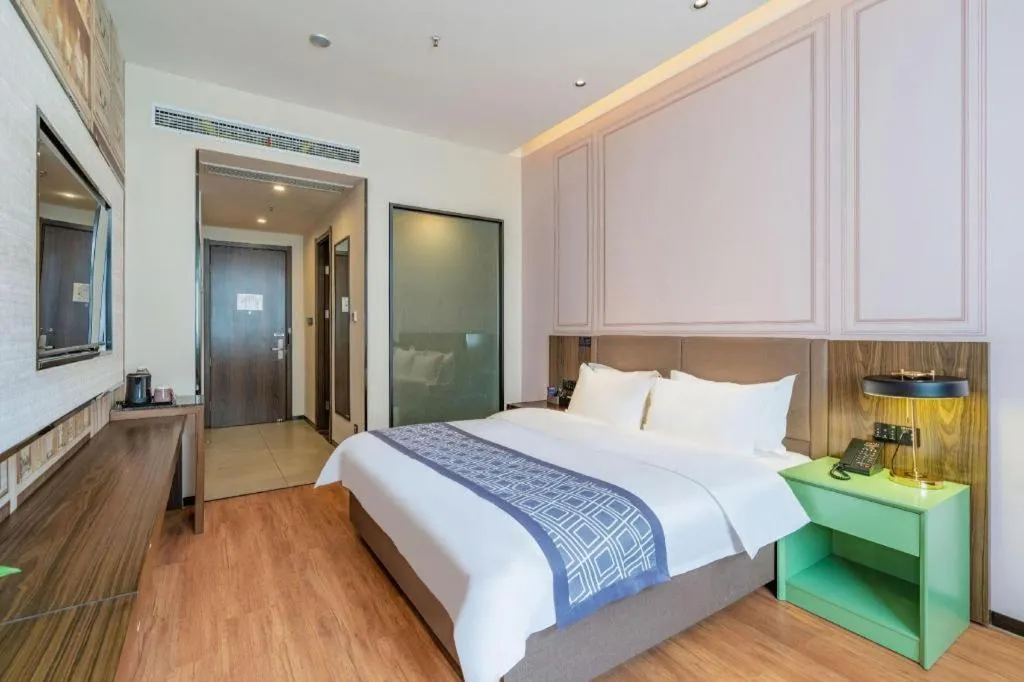 Bed in GEM Hotel Anqing Wangjiang County Economic Development Zone Fengqi Road