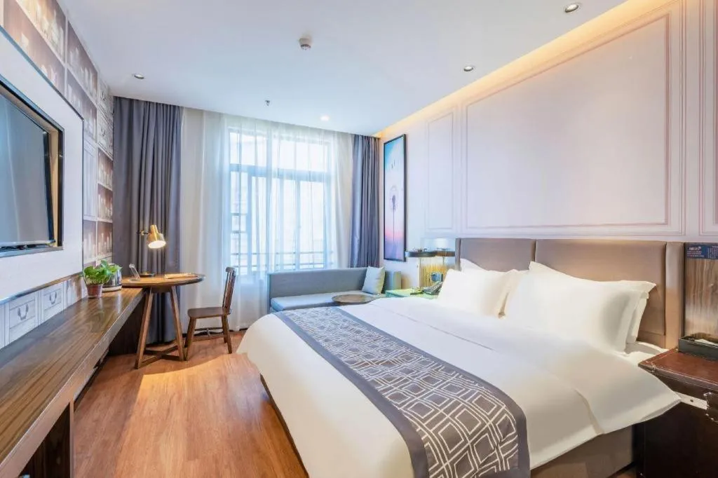 Bed in GEM Hotel Anqing Wangjiang County Economic Development Zone Fengqi Road