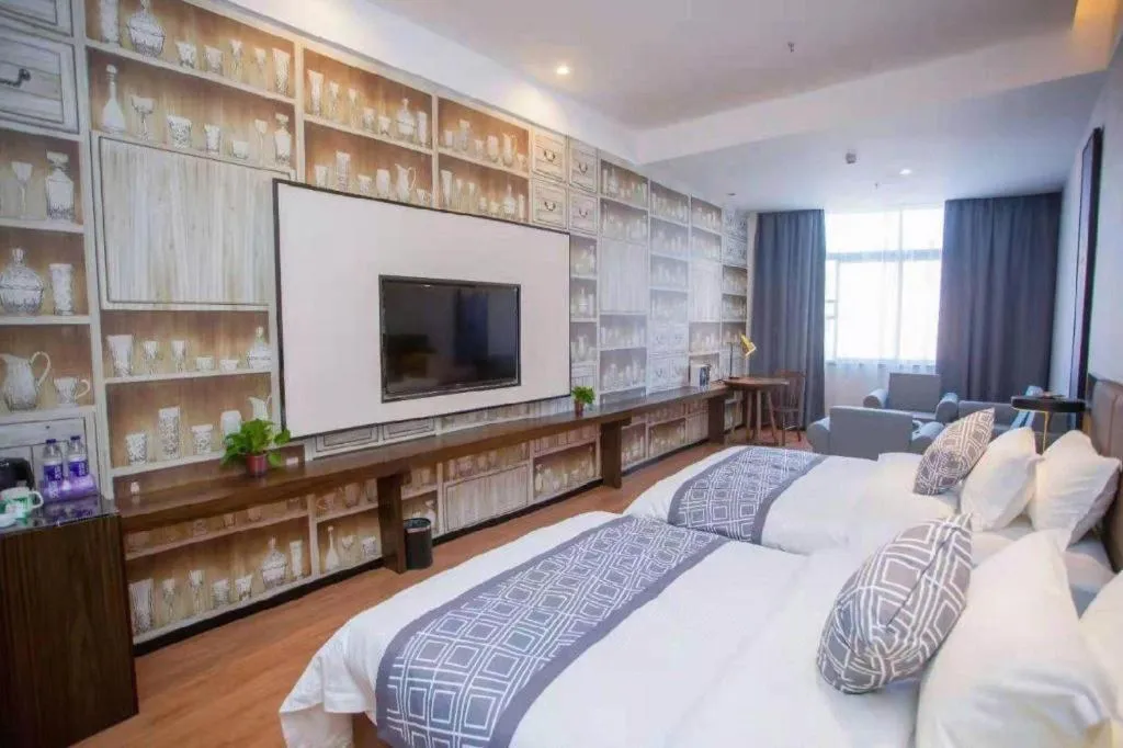 Bed in GEM Hotel Anqing Wangjiang County Economic Development Zone Fengqi Road
