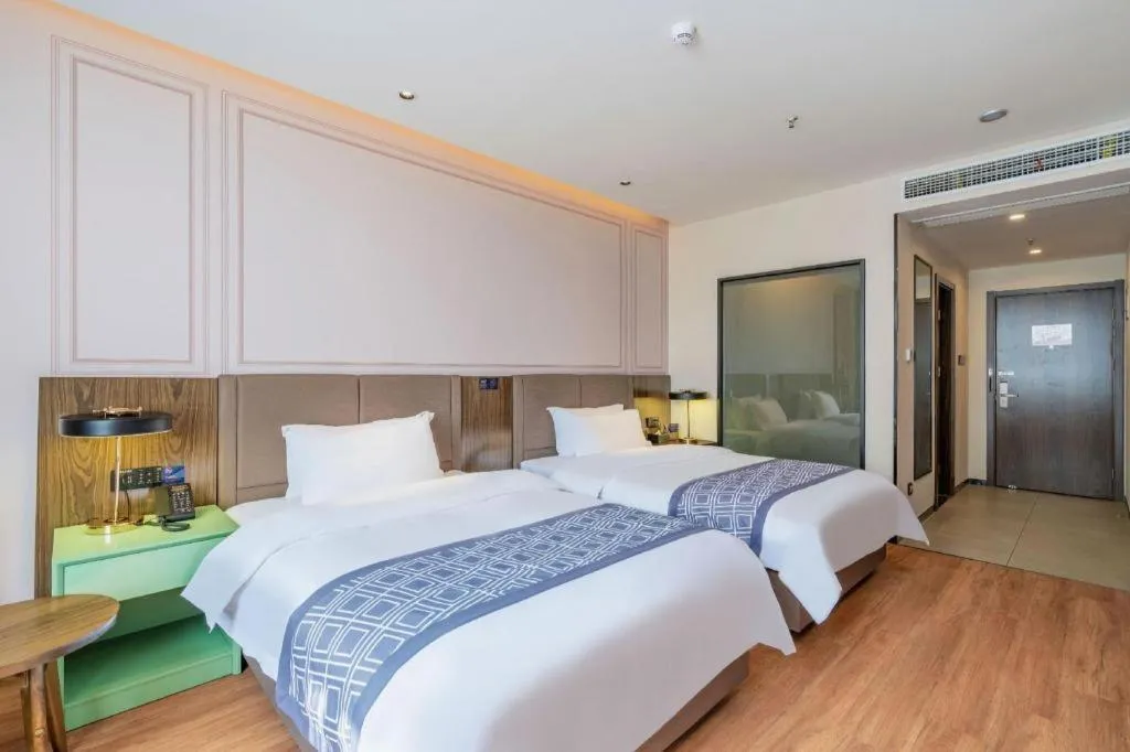 Bed in GEM Hotel Anqing Wangjiang County Economic Development Zone Fengqi Road