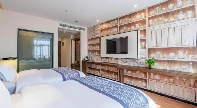 Bed in GEM Hotel Anqing Wangjiang County Economic Development Zone Fengqi Road