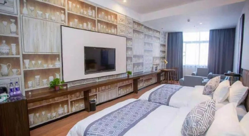 Bed in GEM Hotel Anqing Wangjiang County Economic Development Zone Fengqi Road