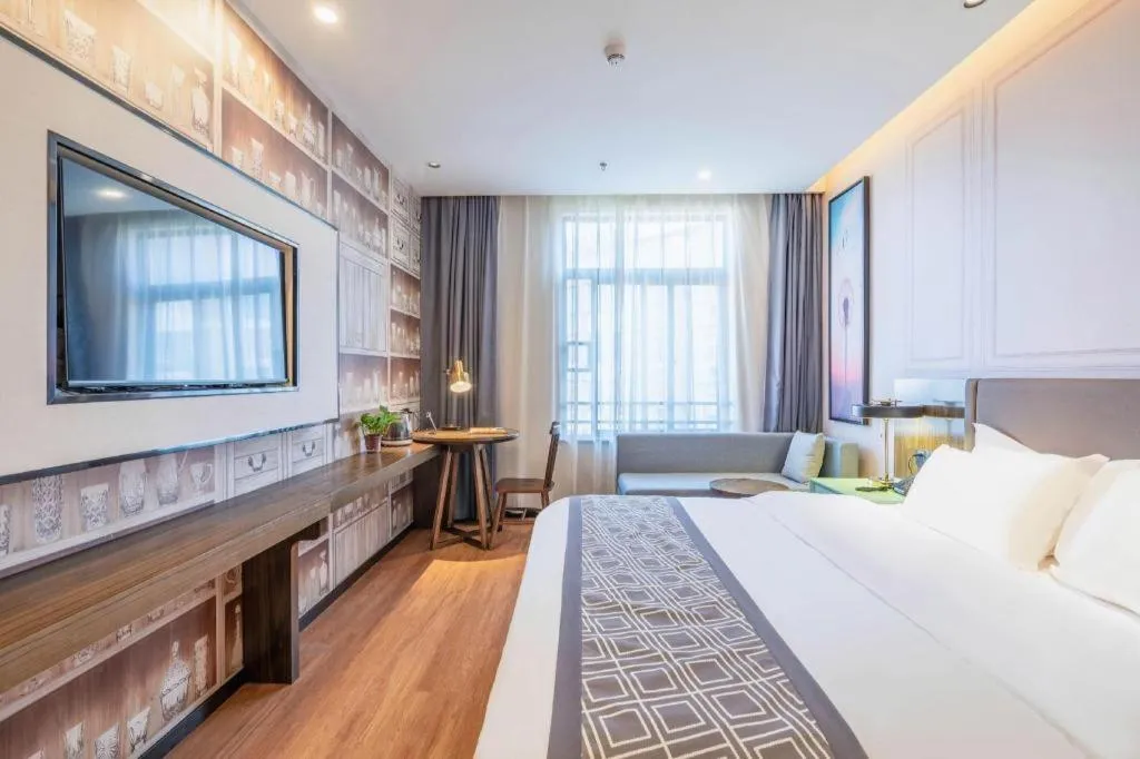 Bed in GEM Hotel Anqing Wangjiang County Economic Development Zone Fengqi Road