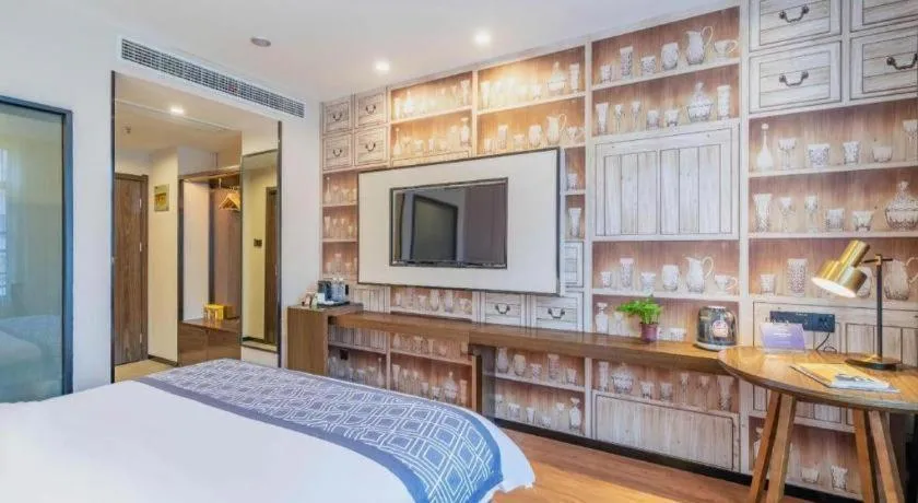 Bed in GEM Hotel Anqing Wangjiang County Economic Development Zone Fengqi Road