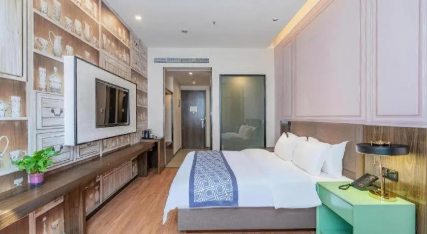 Bed in GEM Hotel Anqing Wangjiang County Economic Development Zone Fengqi Road