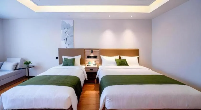 Bed in GreenTree Inn Express Hebei Tangshan Guyan District Xinguang Road