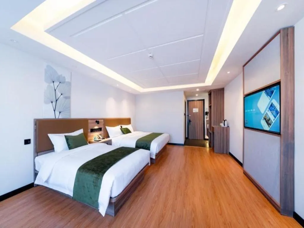 Bed in GreenTree Inn Express Hebei Tangshan Guyan District Xinguang Road