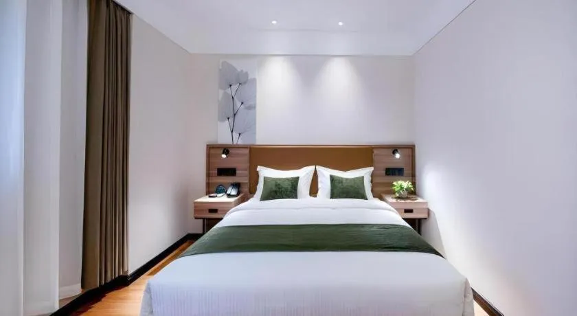 Bed in GreenTree Inn Express Hebei Tangshan Guyan District Xinguang Road