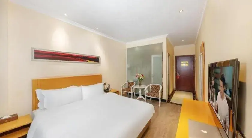 Bed in GreenTree Alliance Hotel Shenzhen Nanshan District Zhongshan Park Tongle Bed in GreenTree Alliance Hotel Shenzhen Nanshan District Zhongshan Park Tongle