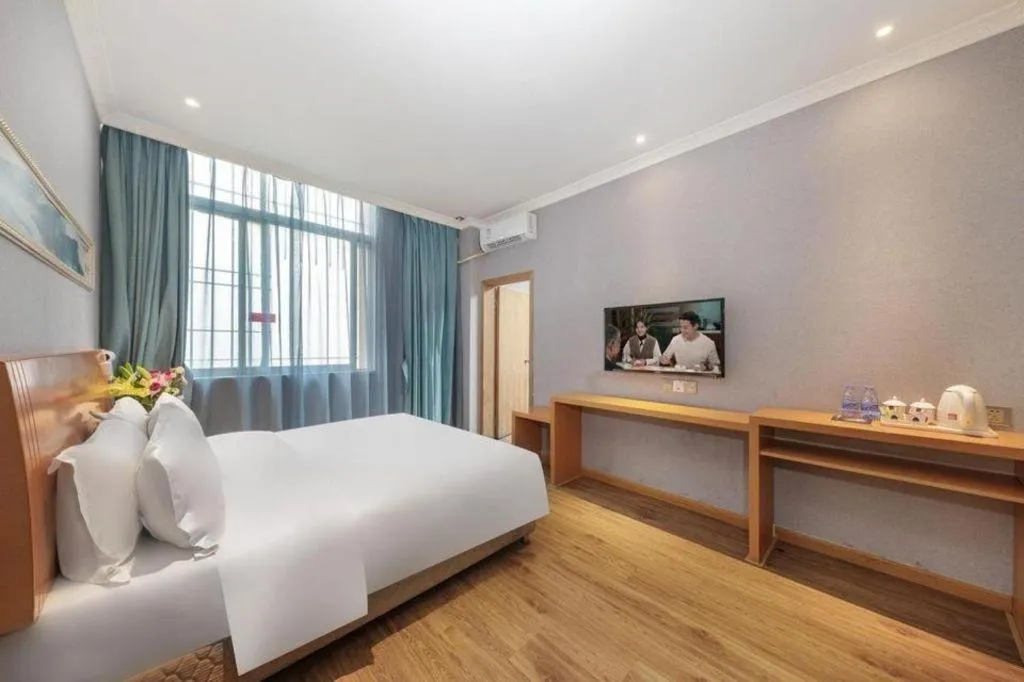 Bed in GreenTree Alliance Hotel Shenzhen Nanshan District Zhongshan Park Tongle