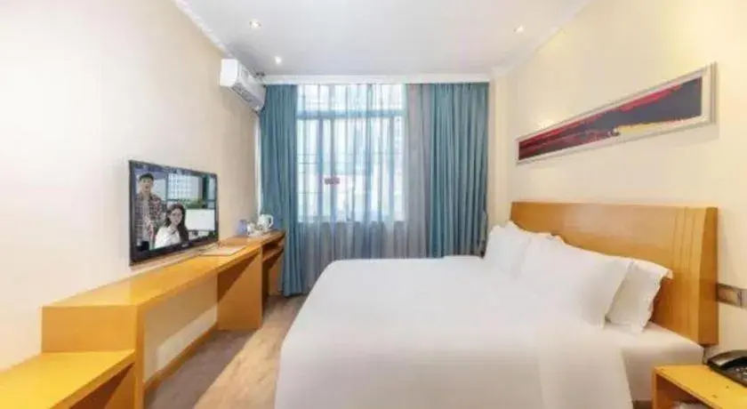 Bed in GreenTree Alliance Hotel Shenzhen Nanshan District Zhongshan Park Tongle Bed in GreenTree Alliance Hotel Shenzhen Nanshan District Zhongshan Park Tongle