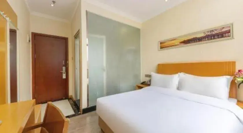 Bed in GreenTree Alliance Hotel Shenzhen Nanshan District Zhongshan Park Tongle Bed in GreenTree Alliance Hotel Shenzhen Nanshan District Zhongshan Park Tongle