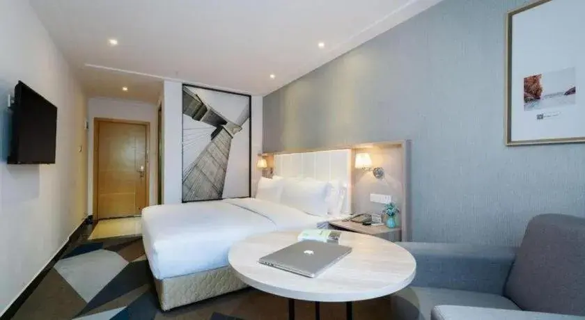 Bed in GreenTree Alliance Hotel Shenzhen Nanshan District Zhongshan Park Tongle Bed in GreenTree Alliance Hotel Shenzhen Nanshan District Zhongshan Park Tongle