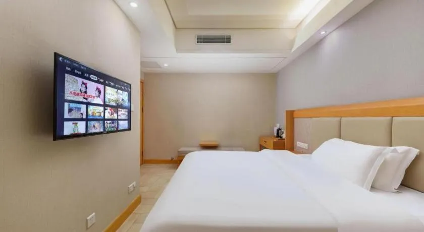 Bed in GreenTree Alliance Hotel Shenzhen Futian District Xiangmi Lake Xiangmei Mountain Metro Station