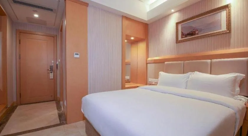 Bed in GreenTree Alliance Hotel Shenzhen Futian District Xiangmi Lake Xiangmei Mountain Metro Station