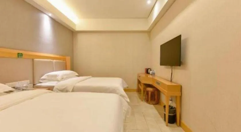 Bed in GreenTree Alliance Hotel Shenzhen Futian District Xiangmi Lake Xiangmei Mountain Metro Station