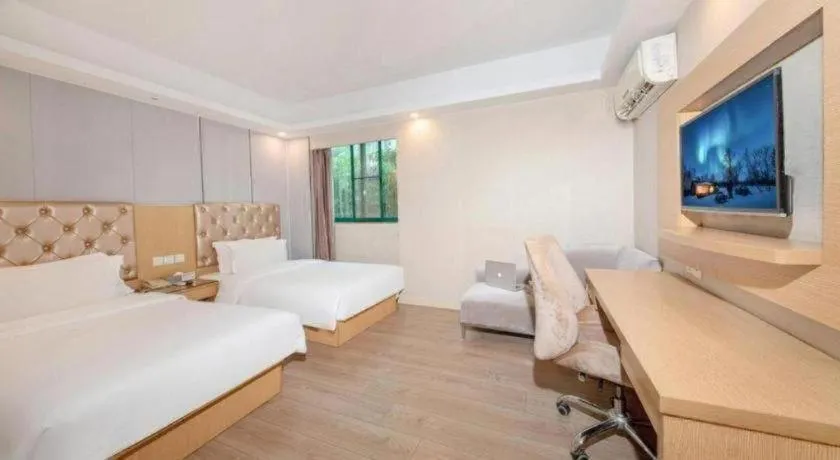 Bed in GreenTree Alliance Hotel Shenzhen Nanshan District Nantou Ancient City Majialong