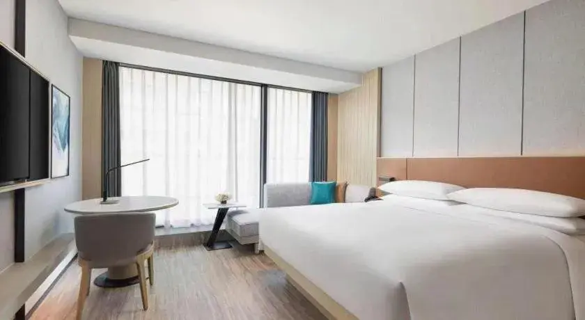 Bed in GreenTree Alliance Hotel Yancheng Engineering College Dayangwan Scenic Area Bed in GreenTree Alliance Hotel Yancheng Engineering College Dayangwan Scenic Area