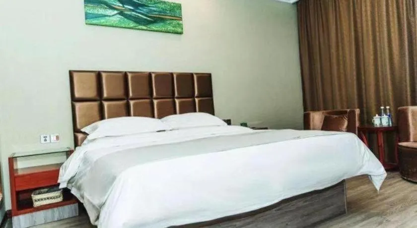 Bed in GreenTree Alliance Hotel Yancheng Engineering College Dayangwan Scenic Area