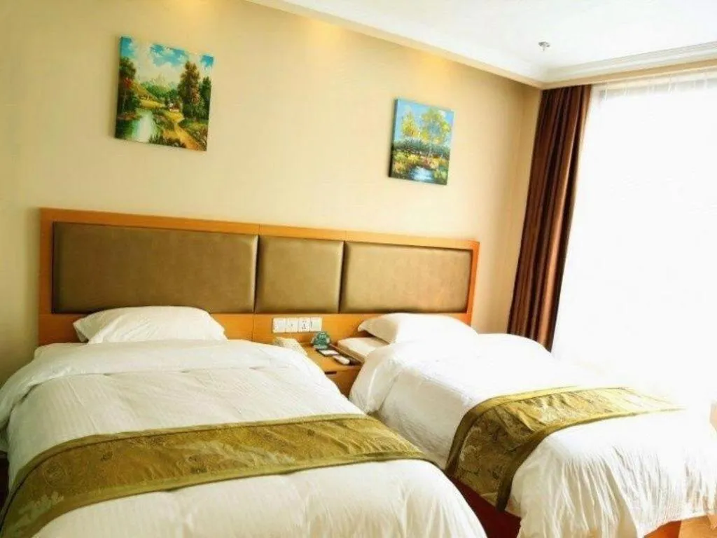 Bed in GreenTree Alliance Hotel Yancheng Engineering College Dayangwan Scenic Area
