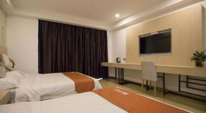 Bed in GreenTree Alliance Hotel Yancheng Engineering College Dayangwan Scenic Area