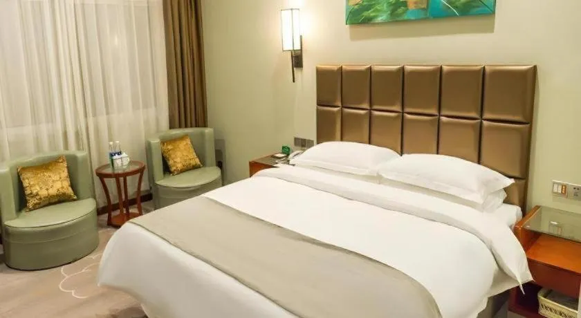 Bed in GreenTree Alliance Hotel Yancheng Engineering College Dayangwan Scenic Area