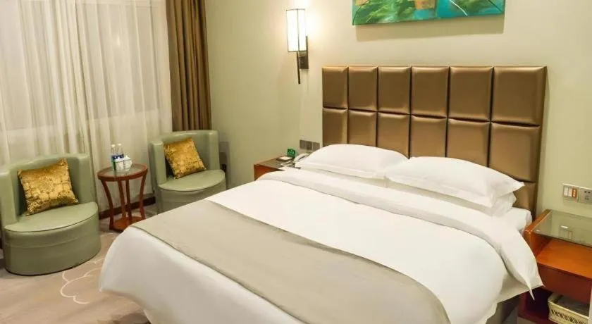 Bed in GreenTree Alliance Hotel Yancheng Engineering College Dayangwan Scenic Area