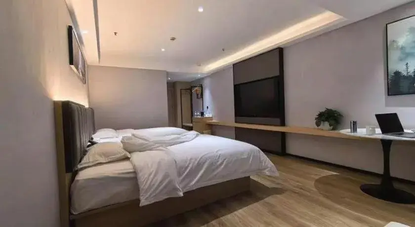 Bed in GreenTree Alliance Hotel Yancheng Engineering College Dayangwan Scenic Area Bed in GreenTree Alliance Hotel Yancheng Engineering College Dayangwan Scenic Area