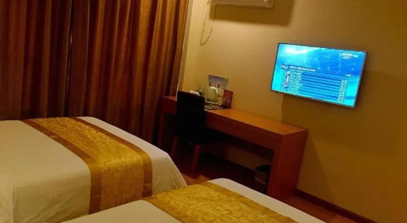 Bed in GreenTree Alliance Hotel Yancheng Engineering College Dayangwan Scenic Area
