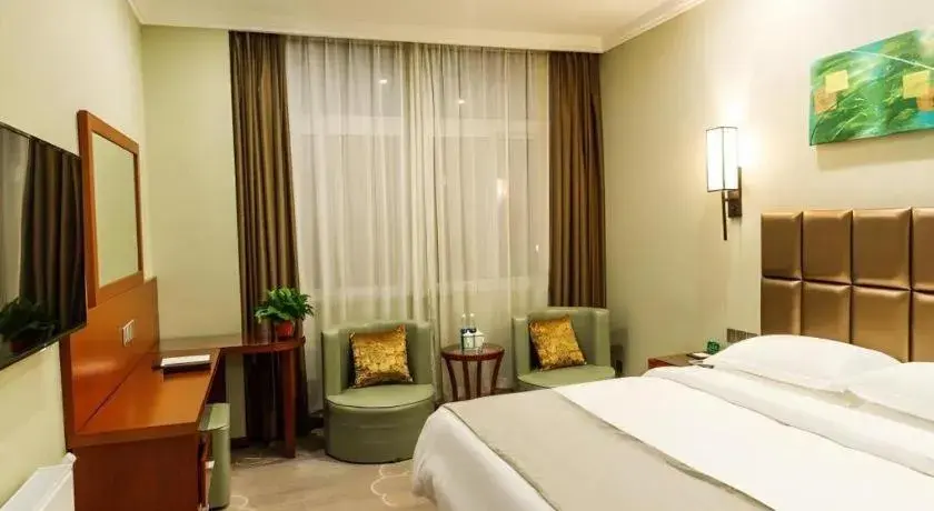 Bed in GreenTree Alliance Hotel Yancheng Engineering College Dayangwan Scenic Area Bed in GreenTree Alliance Hotel Yancheng Engineering College Dayangwan Scenic Area