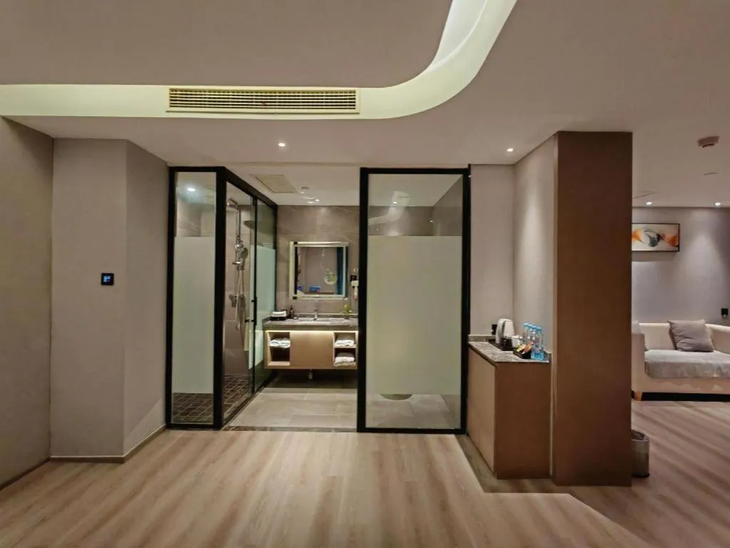 Bed in GreenTree Eastern Hotel Changge Yiwu City