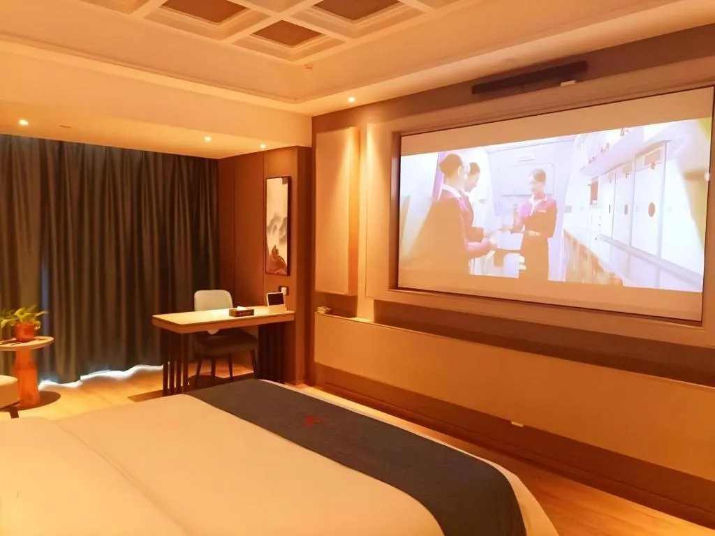 Bed in GreenTree Eastern Hotel Changge Yiwu City