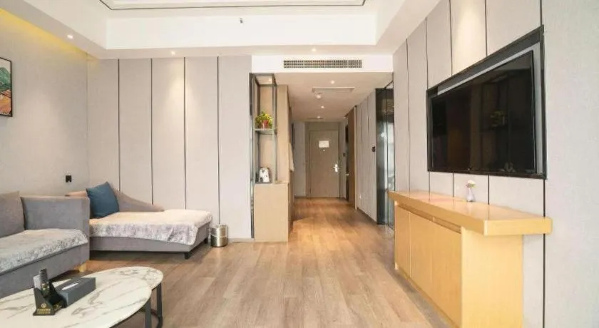 Bed in GreenTree Eastern Hotel Changge Yiwu City