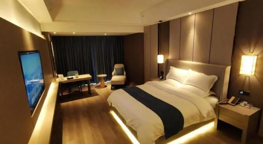 Bed in GreenTree Eastern Hotel Changge Yiwu City