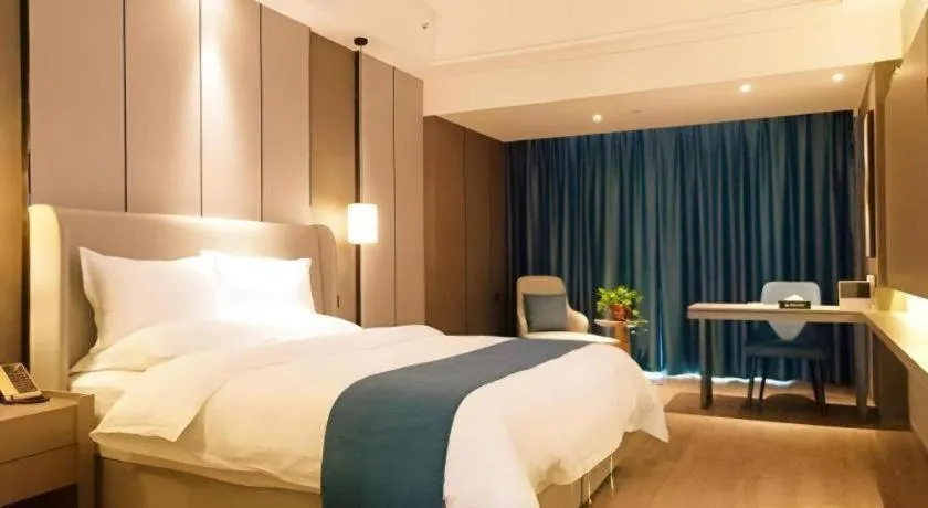 Bed in GreenTree Eastern Hotel Changge Yiwu City