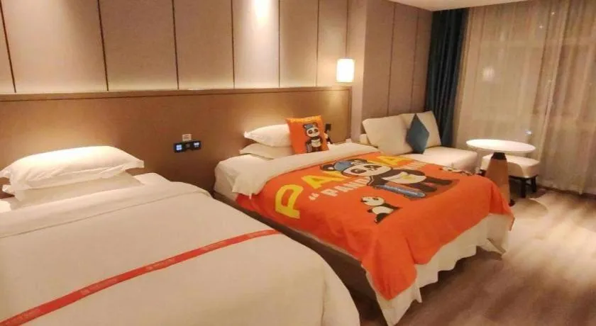 Bed in GreenTree Eastern Hotel Changge Yiwu City