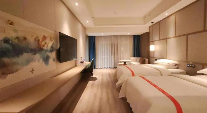 Bed in GreenTree Eastern Hotel Changge Yiwu City