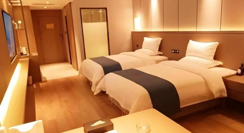Bed in GreenTree Eastern Hotel Changge Yiwu City